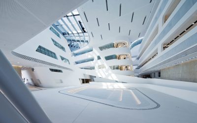 Economics Library by Zaha Hadid