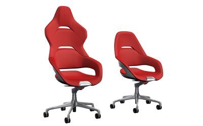 Cockpit Office Armchair: Poltrona Frau Meets Ferrari