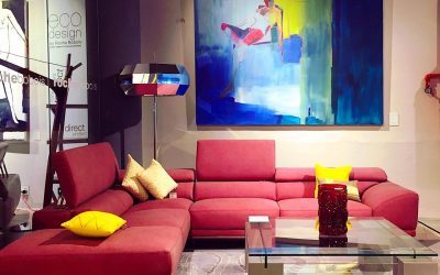 Michaela Rinaldi exhibits at the Roche Bobois showroom