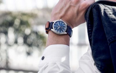 OMEGA releases a denim-inspired Railmaster