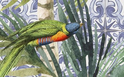 Robin Sprong designs exclusive wallpaper for Durban’s ECR House & Garden Show