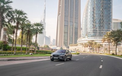 The self-driving prototype Jaguar I-PACE