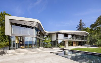 Sharp Peaks, Soft Hills and Sunlight are the Guiding Elements Dictating the Design of Lac Léman’s Swiss Villa